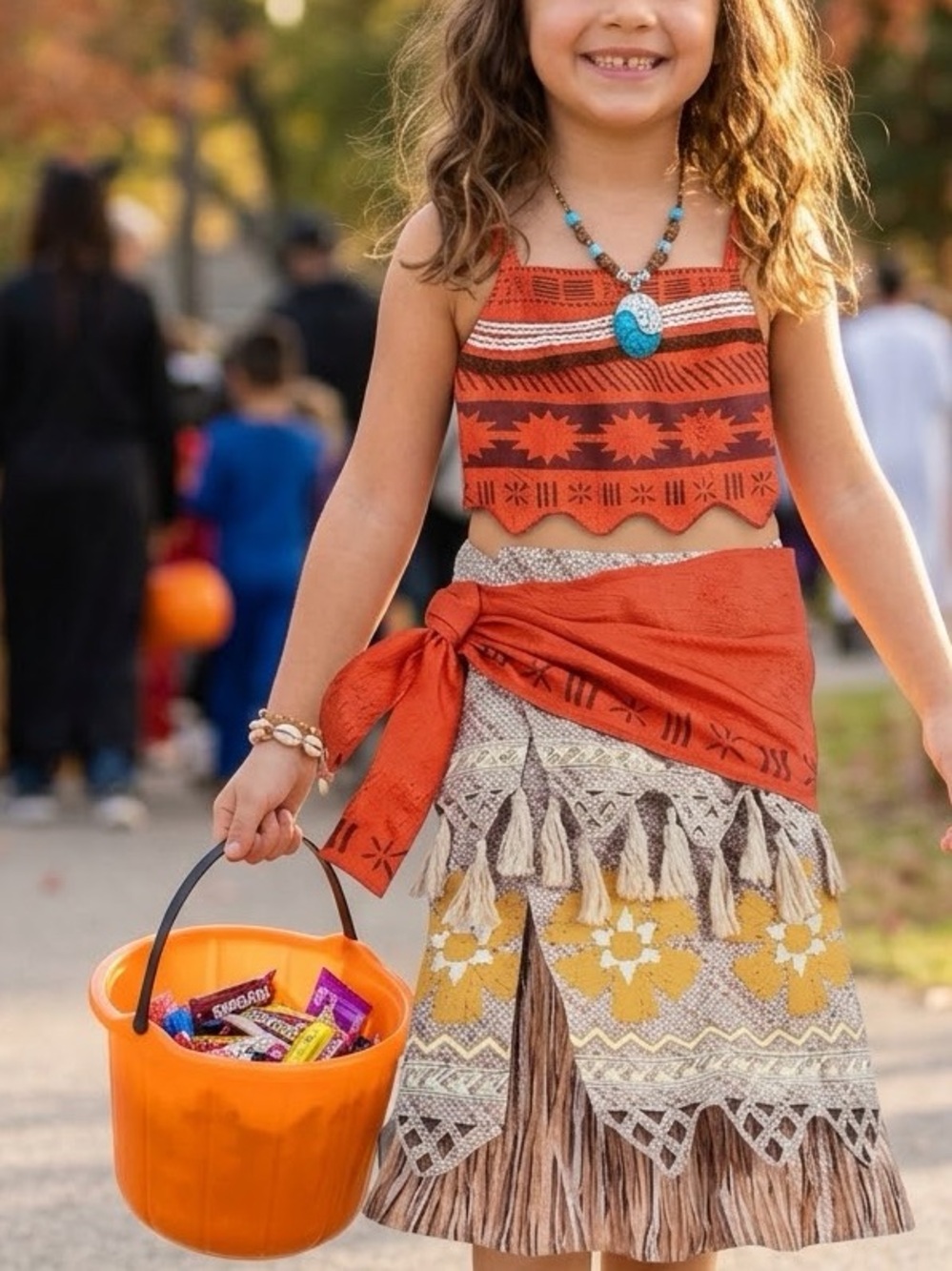 NEW!!! Disney Moana Costume for Girls Matching Set